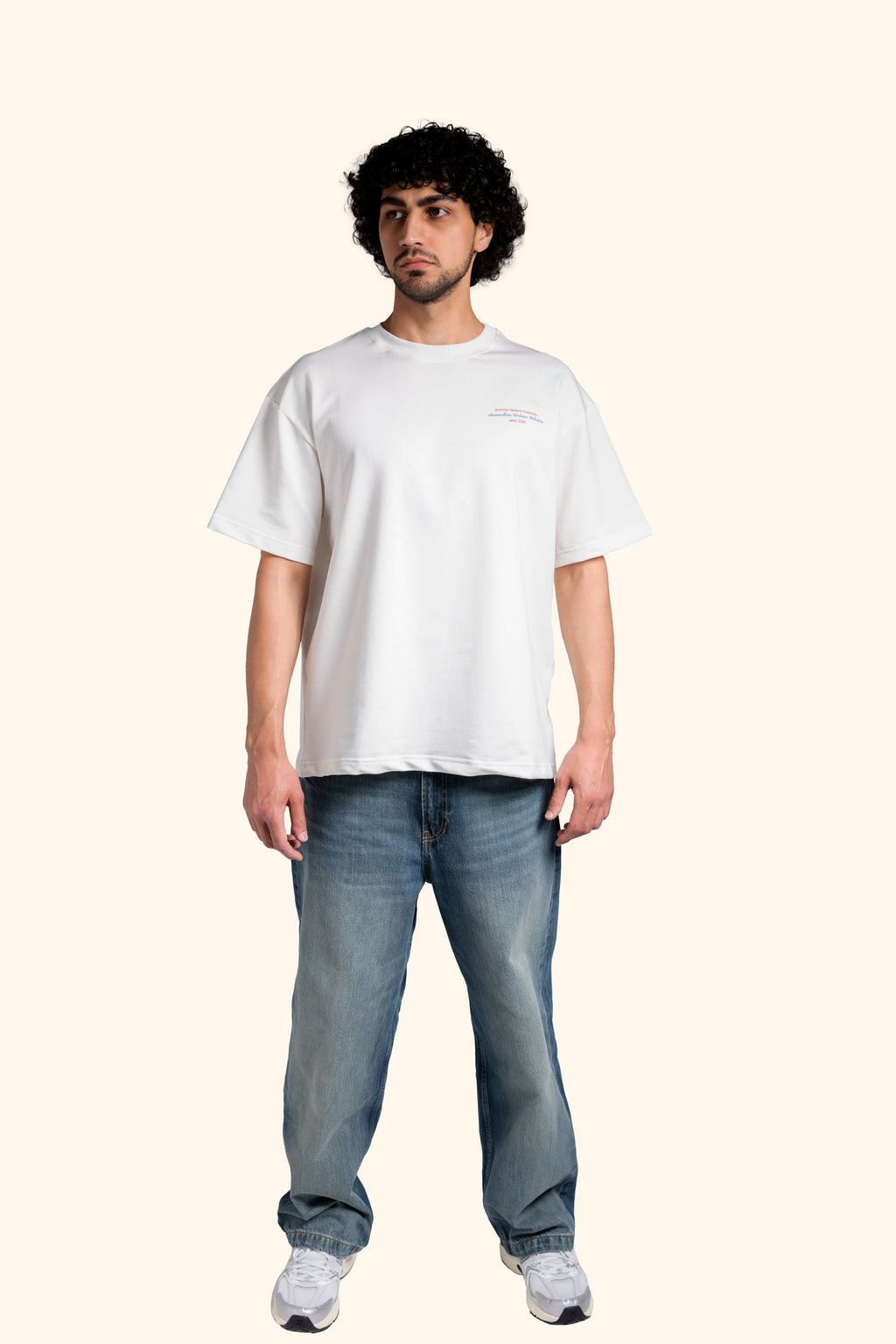 HAYASTAN T-SHIRT in CREAM